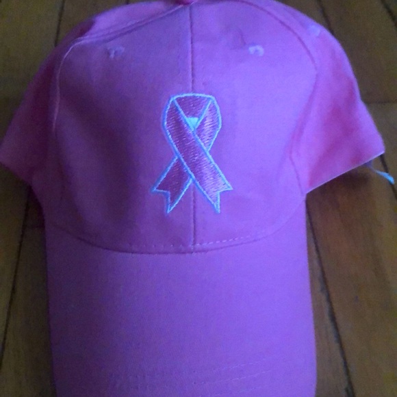 Pretty in pink cancer awareness Baseball Caps - Picture 1 of 2